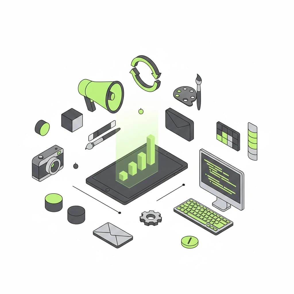 Digital Tools Hero Illustration